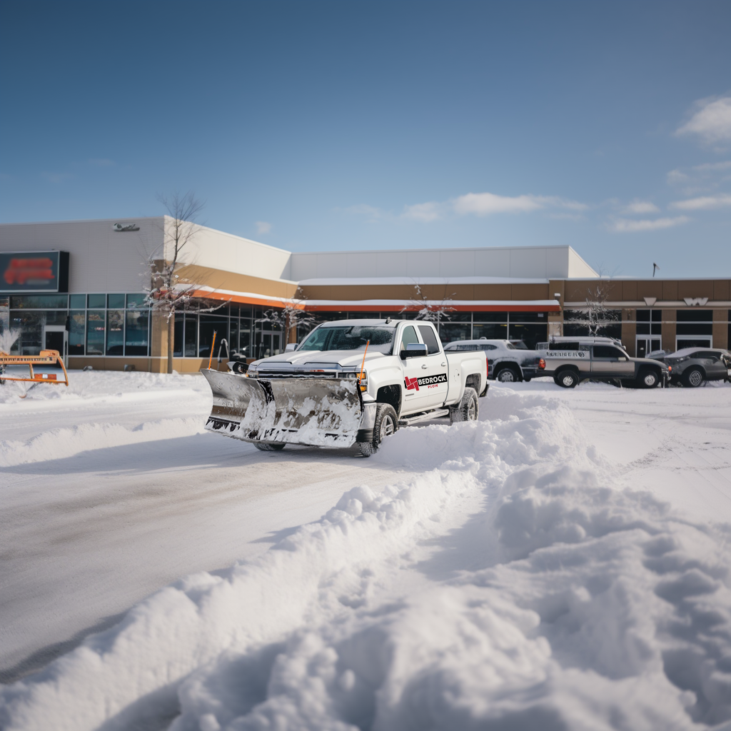 Bedrock_perikson_a_white_truck_with_a_snow_plow_on_the_front_pushing_sn_8c7a6610-a368-4bc7-a329-e00d74f5a736